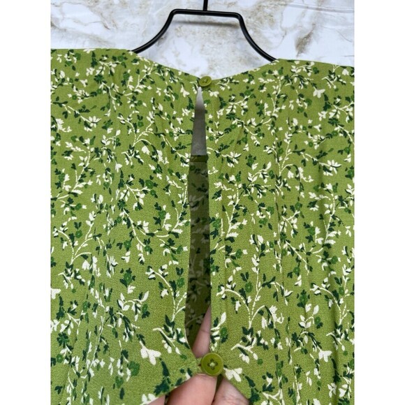 Reformation Gavin Dress Samantha in green floral size 6 - Picture 11 of 13